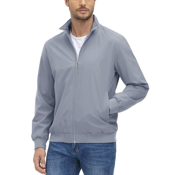 Men's Lightweight Casual Bomber Jacket - Men's Jackets