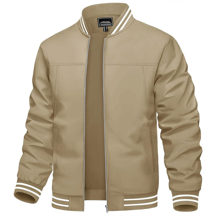 Men's Lightweight Windbreaker Full-Zip Bomber Jackets - Men's Jackets