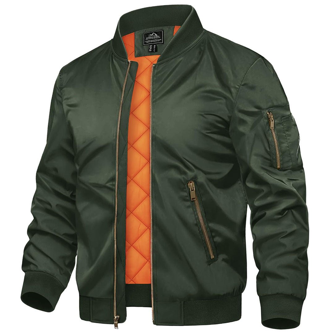 TACVASEN MA-1 Bomber Jackets Casual Padded Coats -Men's Bomber Jackets