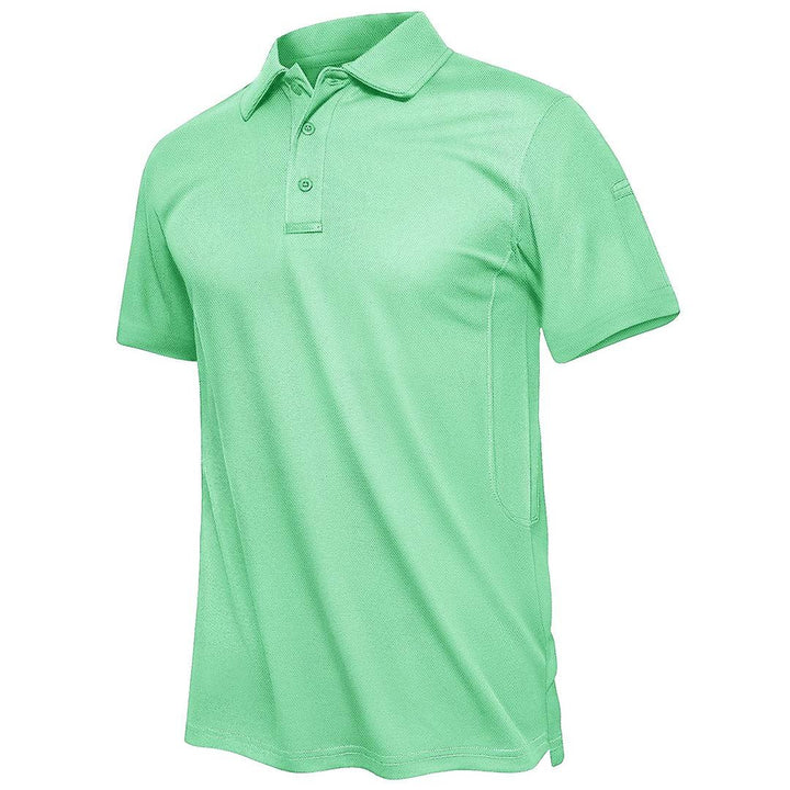 Men's Outdoor Sports Performance Polo Shirts - Men's Hiking Clothing