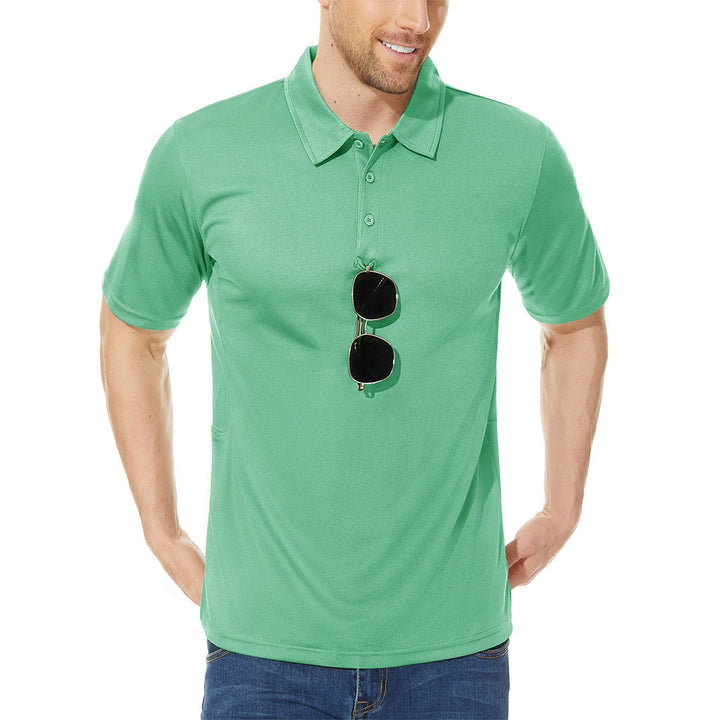 Men's Outdoor Sports Performance Polo Shirts - Men's Hiking Clothing
