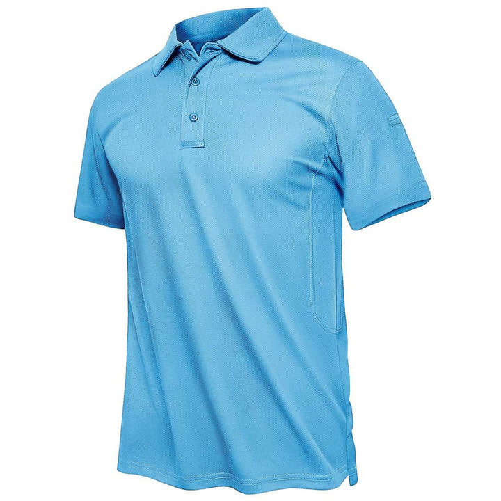 Men's Outdoor Sports Performance Polo Shirts - Men's Hiking Clothing