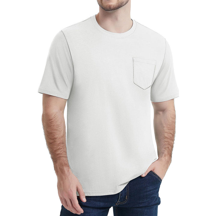 Men's Pocket Shirts Summer Casual Tee - Men's Running Shirts