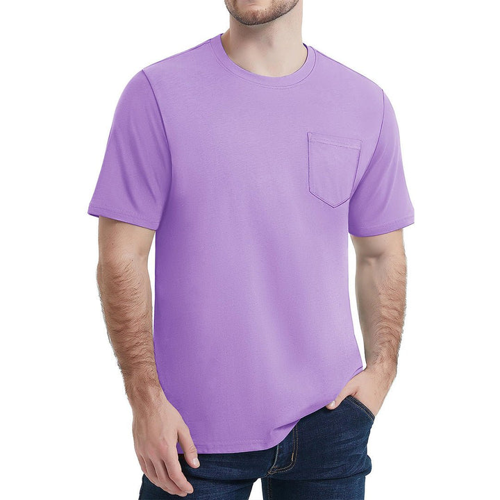 Men's Pocket Shirts Summer Casual Tee - Men's Running Shirts