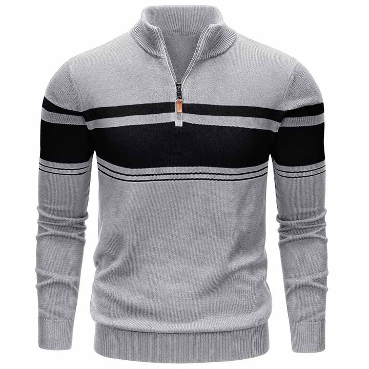 Men's Polo Sweaters Classic Cotton Knitted - Men's Sweater