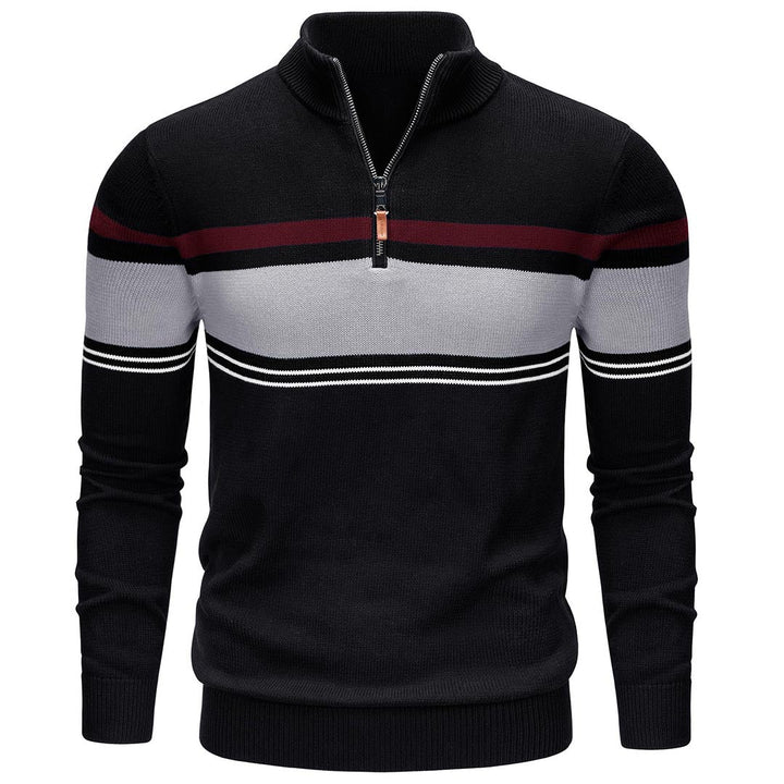 Men's Polo Sweaters Classic Cotton Knitted - Men's Sweater