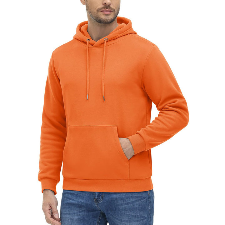 Men's Pullover Fleece Hoodie Cotton Casual Lightweight Sweatshirt - Fall Winter 2022