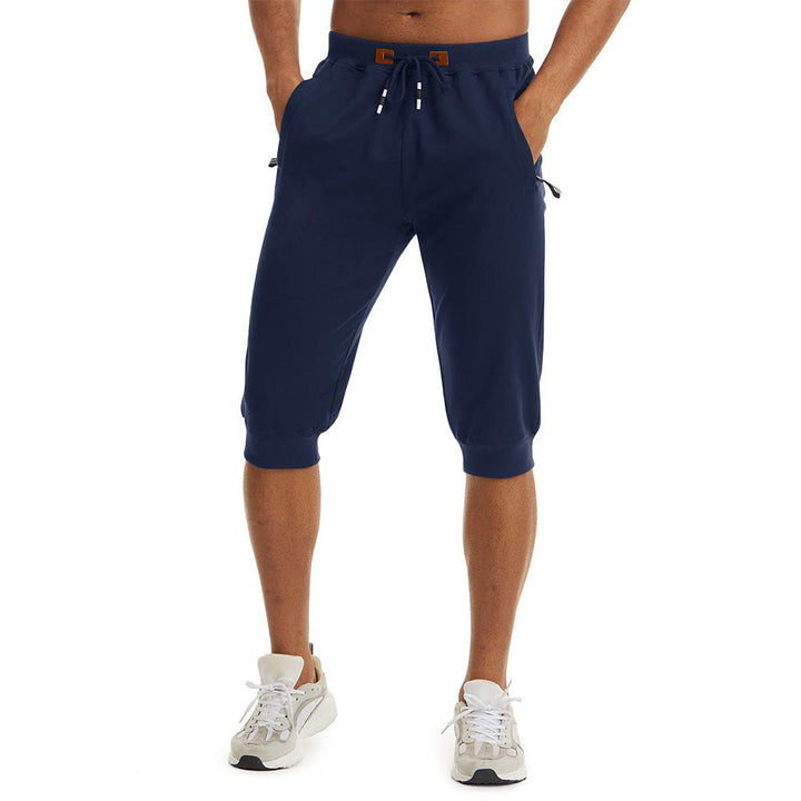Men's Running Shorts Drawstring Capri Pants - Men's Capri Pants