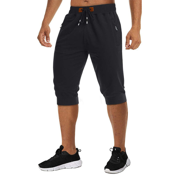 Men's Running Shorts Drawstring Capri Pants - Men's Capri Pants