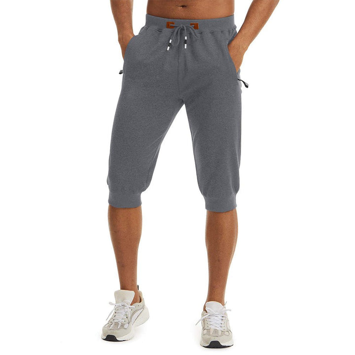 Men's Running Shorts Drawstring Capri Pants - Men's Capri Pants