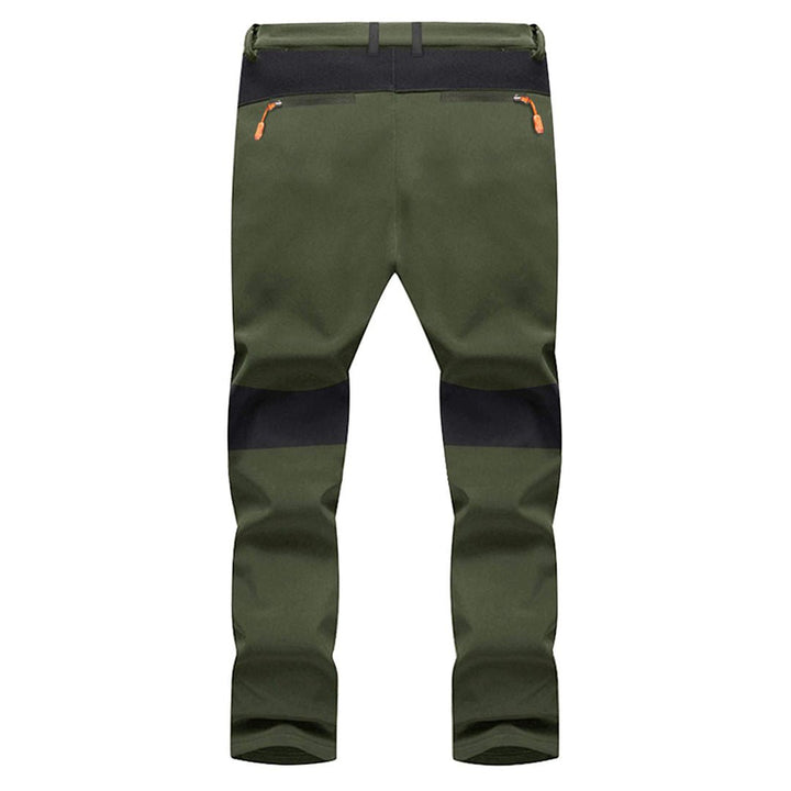 Men's Snow Hiking Waterproof Ski Fleece Lined Pants - Men's Hiking Clothing