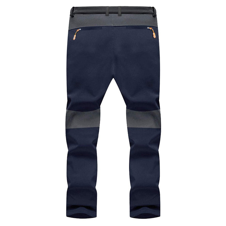 Men's Snow Hiking Waterproof Ski Fleece Lined Pants - Men's Hiking Clothing