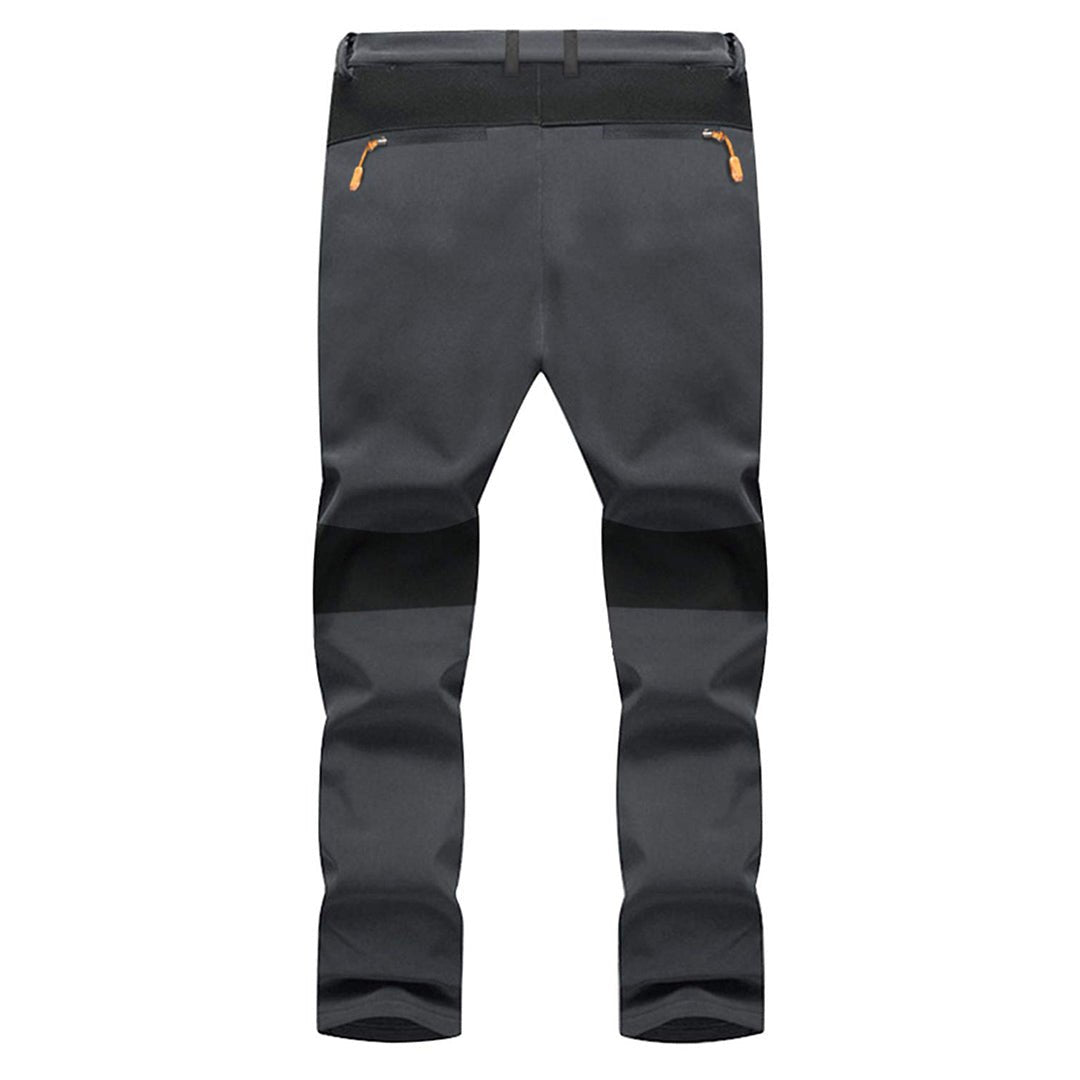 TACVASEN Grey Black Men's Snow Hiking Water - Resistant Ski Fleece Lined Pants