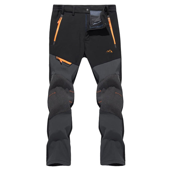 Men's Snow Hiking Waterproof Ski Fleece Lined Pants - Men's Hiking Clothing