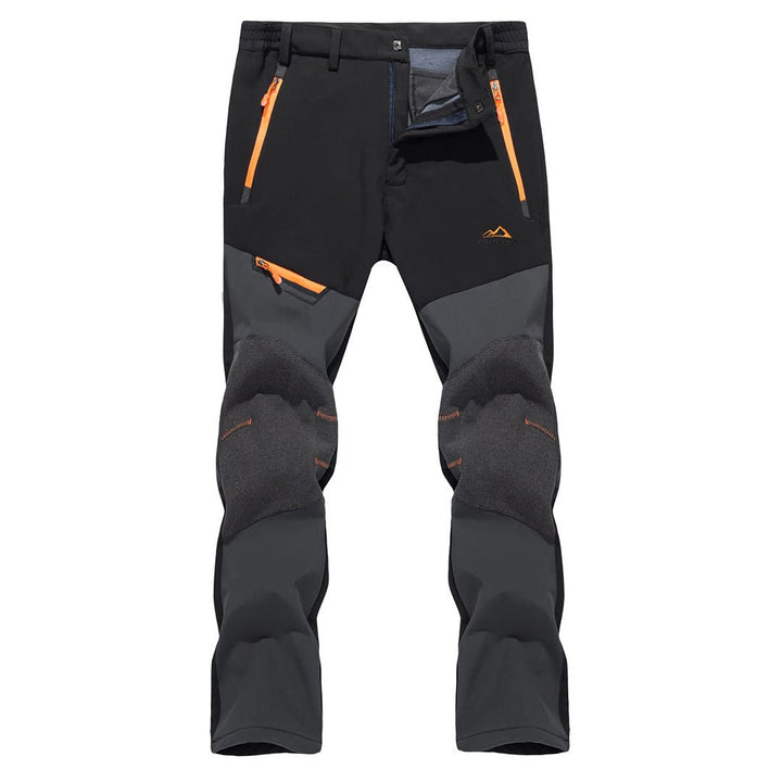 Men's Snow Hiking Waterproof Ski Fleece Lined Pants - Men's Hiking Clothing