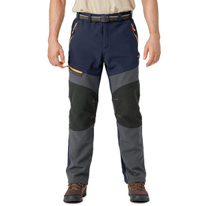 TACVASEN Navy Men's Snow Hiking Water - Resistant Ski Fleece Lined Pants
