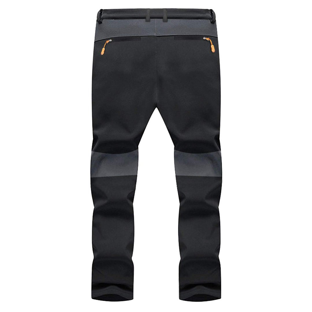 TACVASEN Black Men's Snow Hiking Water - Resistant Ski Fleece Lined Pants