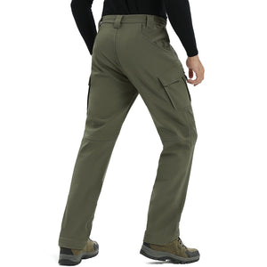 TACVASEN Army Green Men's Softshell Ski Tactical Military Hiking Pants
