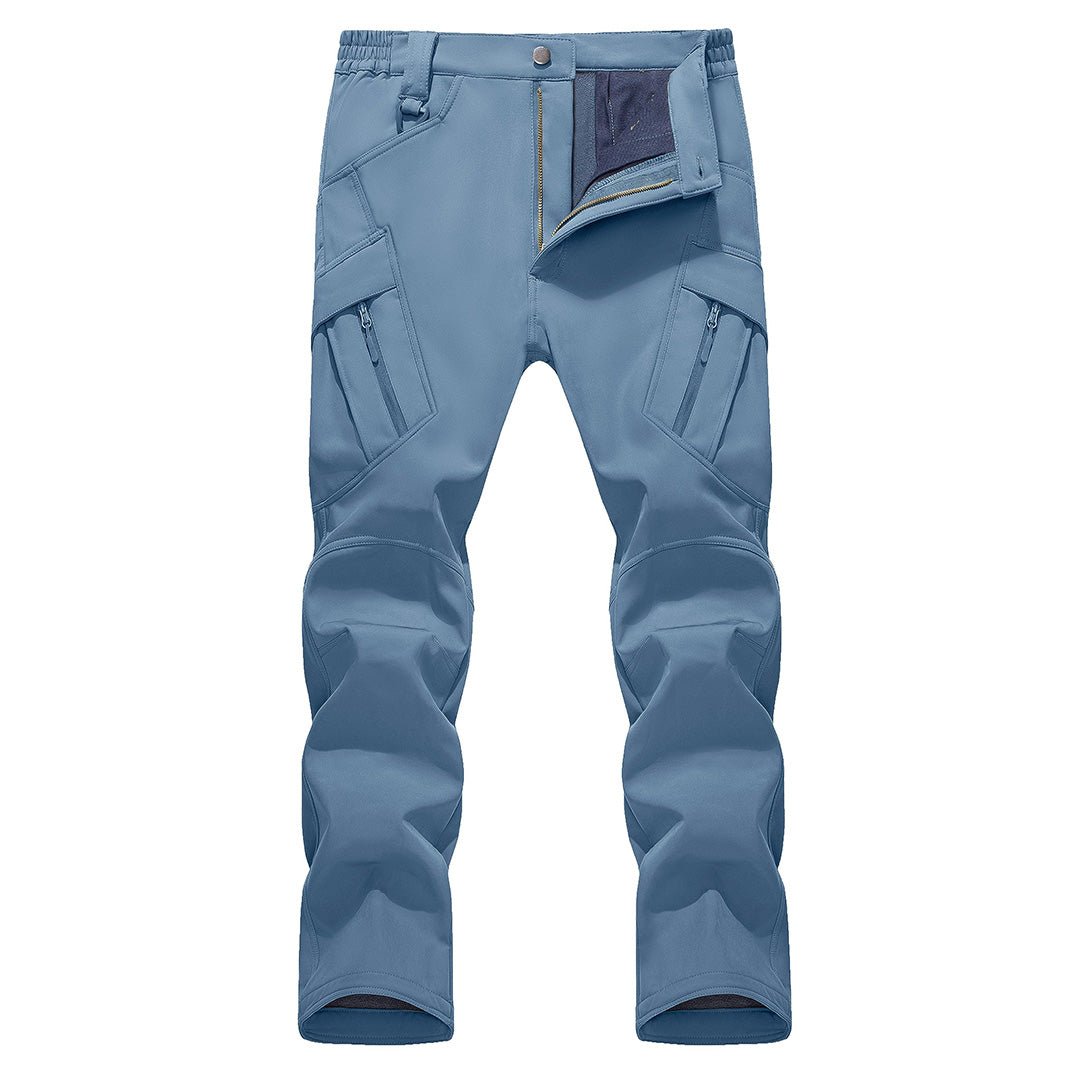 TACVASEN Light Blue Men's Softshell Ski Tactical Military Hiking Pants