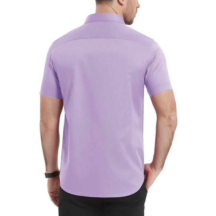 Men's Summer Casual Regular Fit Button Down Short Sleeve T-shirt - Men's Polo Shirts