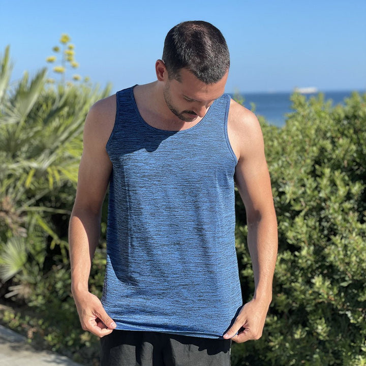 Men's Tank Tops Quick Dry Sleeveless Workout T-shirts - Men's Hiking Clothing