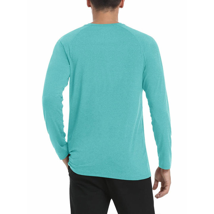 Men's UPF 50+ Fishing Swim Long Sleeve Shirts -