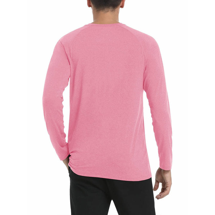 Men's UPF 50+ Fishing Swim Long Sleeve Shirts -