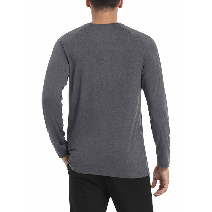 Men's UPF 50+ Fishing Swim Long Sleeve Shirts -