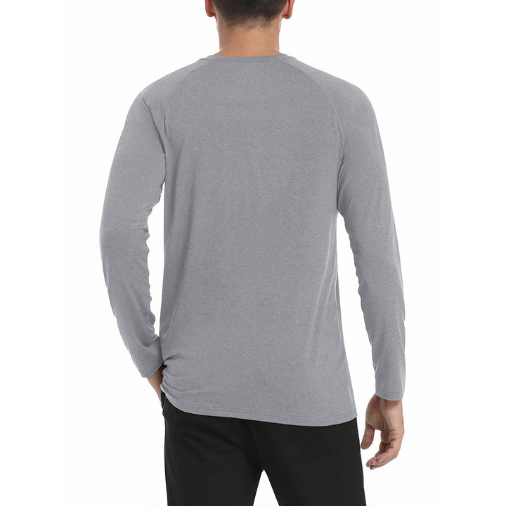 Men's UPF 50+ Fishing Swim Long Sleeve Shirts -