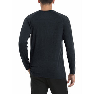 Men's UPF 50+ Fishing Swim Long Sleeve Shirts - C22M588