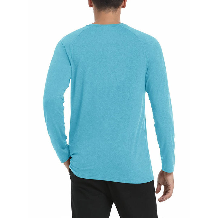 Men's UPF 50+ Fishing Swim Long Sleeve Shirts -