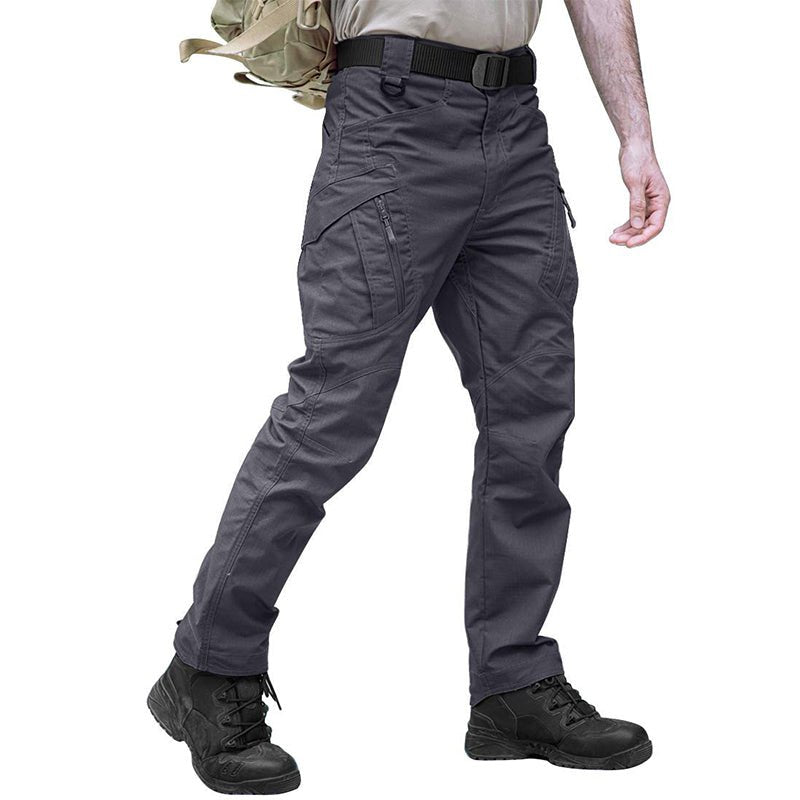TACVASEN Grey Men's Water Resistant Outdoor Hiking Tactical Pants