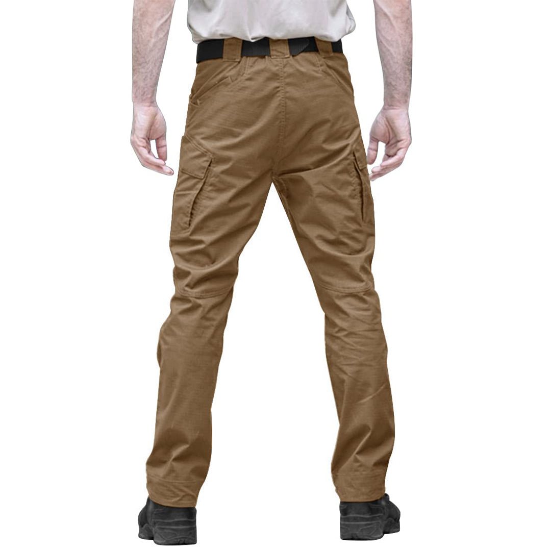 TACVASEN Brown Men's Water Resistant Outdoor Hiking Tactical Pants
