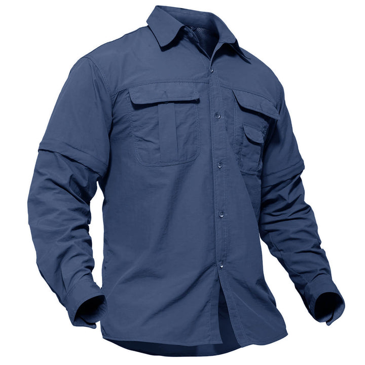 Quick-Dry Detachable Button-down Tactical Shirts - Men's Tactical