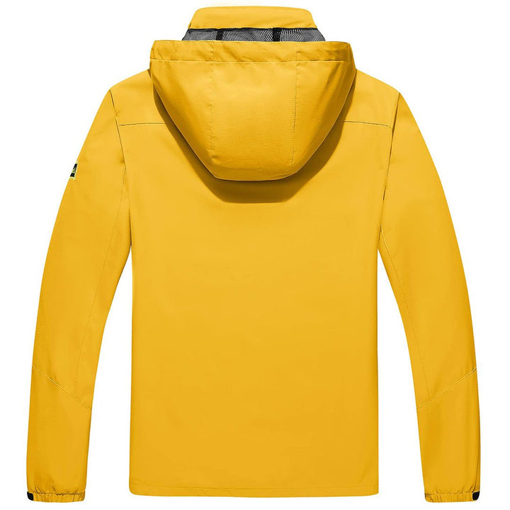 TACVASEN Men's Lightweight Waterproof Hooded Outdoor Hiking Jacket - Men's Jackets