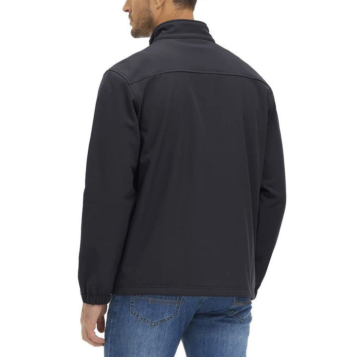 TACVASEN Men's Softshell Fleece Lined Water Resistant Outdoor Tactical Jackets - Men's Jackets