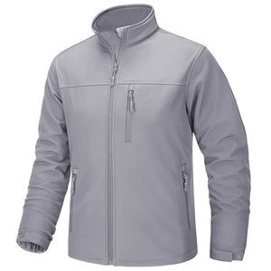Men's Fleece Lined Softshell Waterproof Outdoor Jackets - H22M688D