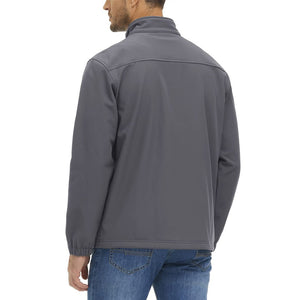 Men's Fleece Lined Softshell Waterproof Outdoor Jackets - H22M688D