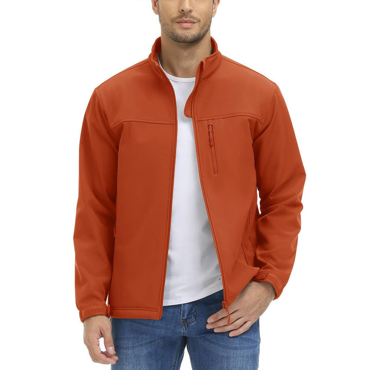 TACVASEN Men's Softshell Fleece Lined Water Resistant Outdoor Tactical Jackets - Men's Jackets