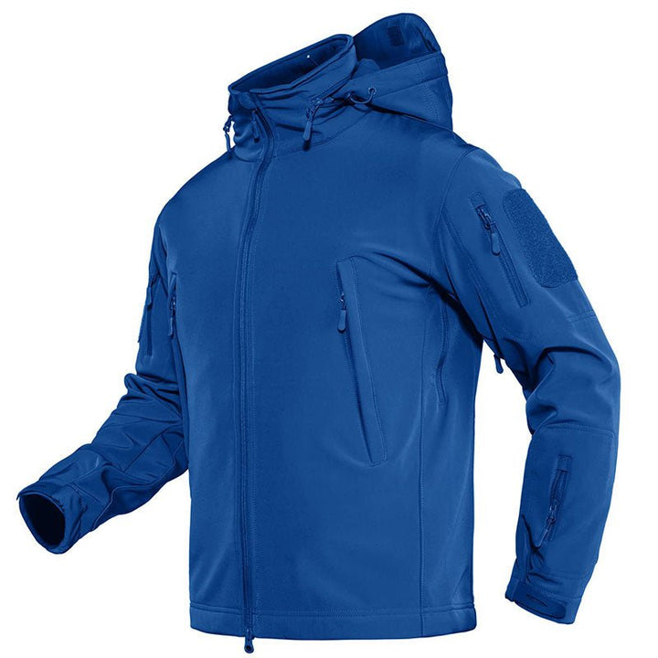 TACVASEN Men's Combat Airsoft Softshell Fleece Army Coat - Men's Coats