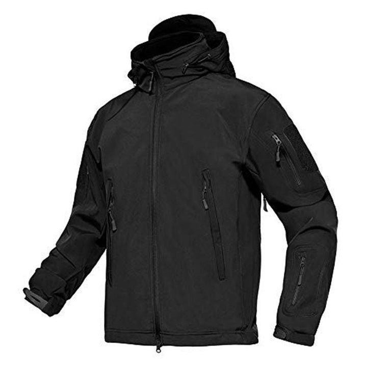 TACVASEN Men's Combat Airsoft Softshell Fleece Army Coat - Men's Coats