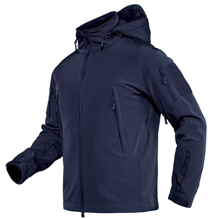 TACVASEN Men's Combat Airsoft Softshell Fleece Army Coat - Men's Coats