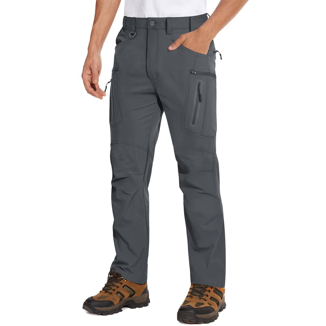 TACVASEN Men's Hiking Cargo Pants - Lightweight, Quick-Dry, Water-Resistant, Stretch, With Multiple Pockets