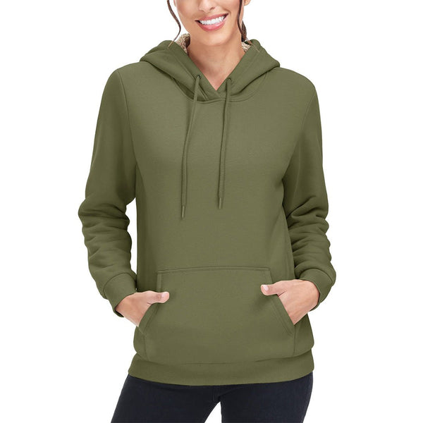 TACVASEN Women's Classic-Fit Cotton Fleece Hoodie - Women's hoodie