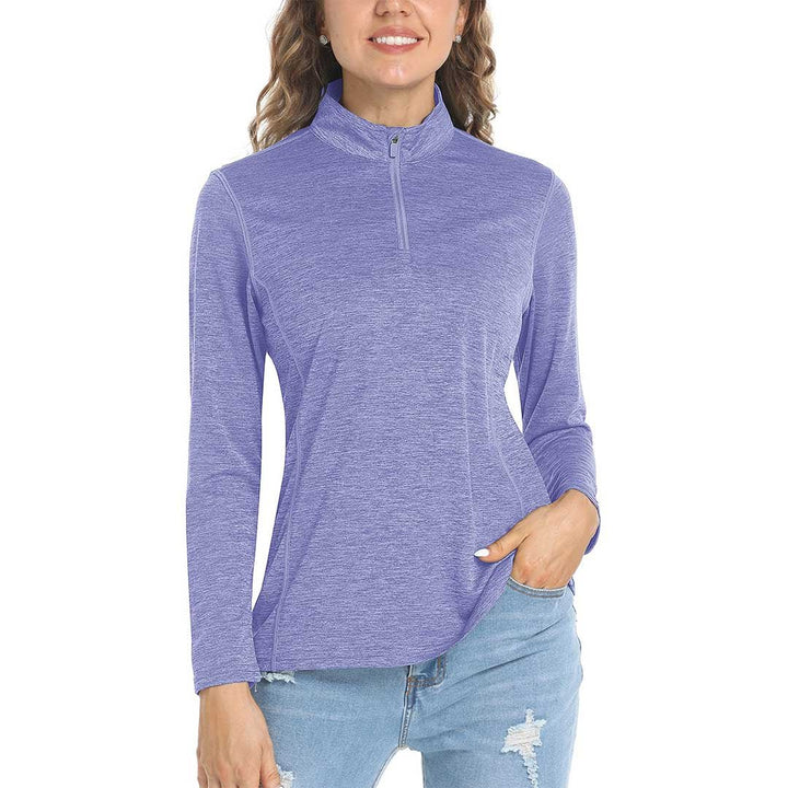 TACVASEN Women's UPF 50+ 1/4 Zip Quick Dry Hiking Shirts - Women's Shirts
