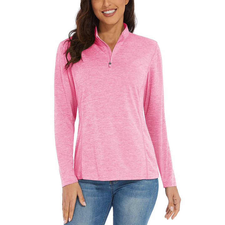 TACVASEN Women's UPF 50+ 1/4 Zip Quick Dry Hiking Shirts - Women's Shirts