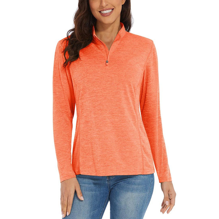 TACVASEN Women's UPF 50+ 1/4 Zip Quick Dry Hiking Shirts - Women's Shirts