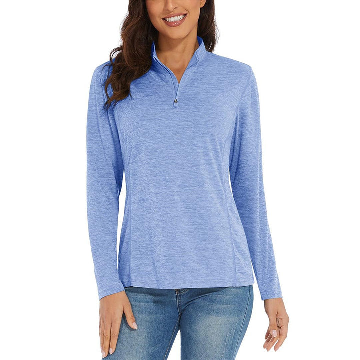 TACVASEN Women's UPF 50+ 1/4 Zip Quick Dry Hiking Shirts - Women's Shirts