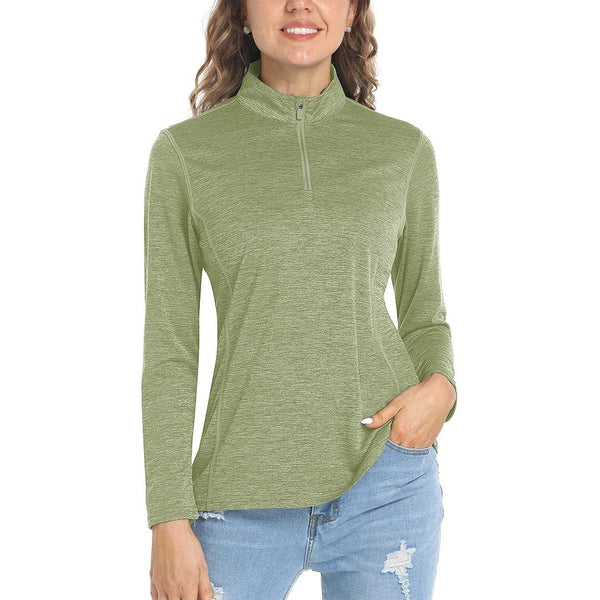 TACVASEN Women's UPF 50+ 1/4 Zip Quick Dry Hiking Shirts - Women's Shirts