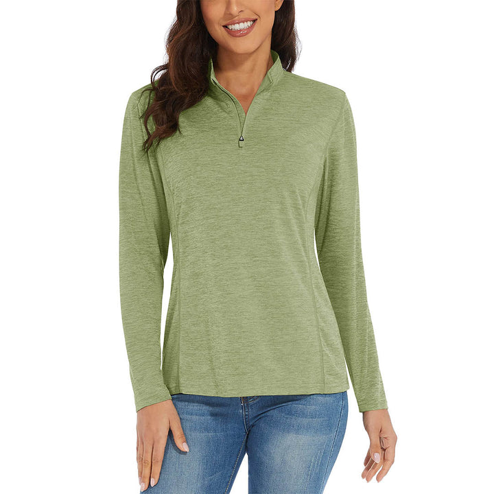TACVASEN Women's UPF 50+ 1/4 Zip Quick Dry Hiking Shirts - Women's Shirts
